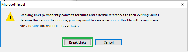 Excel Breaking Links Not Working Excel Breaking Links Not Working