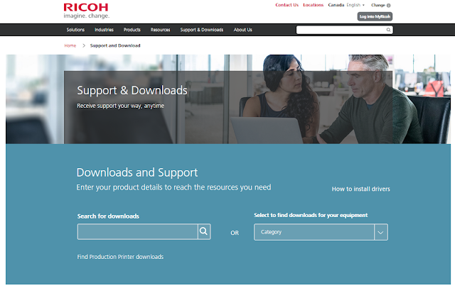 easiest way to install ricoh nrg printer driver