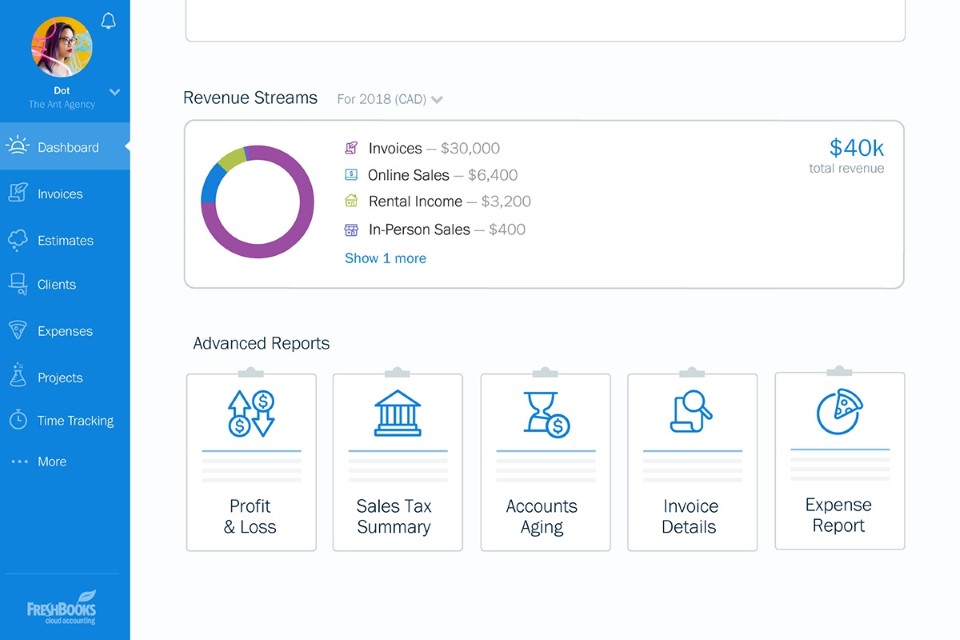 Must-Have Accounting Software for Your Business 4 freshbook dashboard