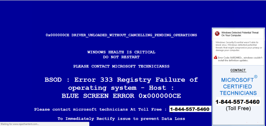 Windows Techies: Real & Scam's All You Need to Know 2 tech support scam popup