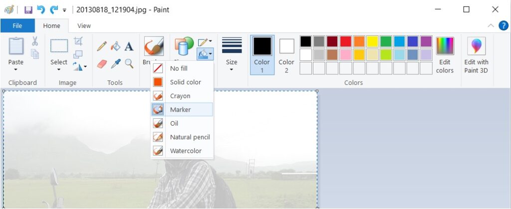 How to Fade a Picture Using Microsoft Paint 5 Fade a Picture Using Microsoft Paint
