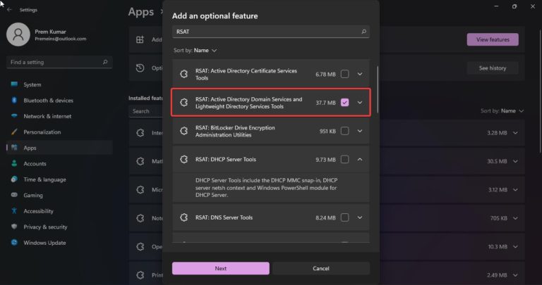 How to Enable Active Directory in Windows 11 1 install active directory users and computers windows 11