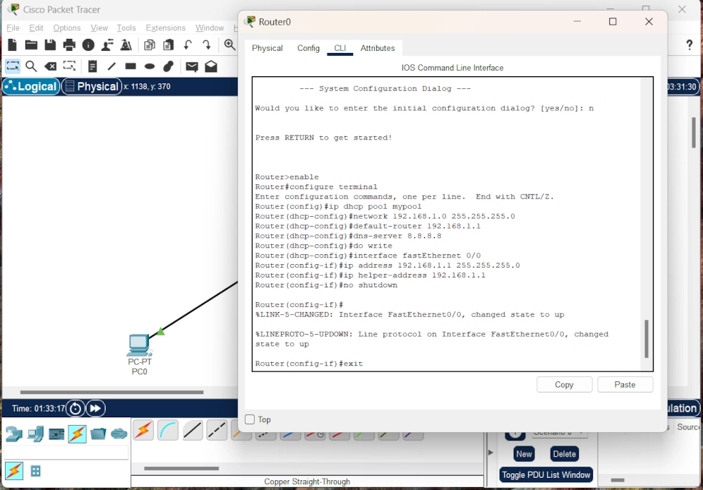 How to Configure DHCP in Cisco Packet Tracer 3 DHCP in cisco packet tracer