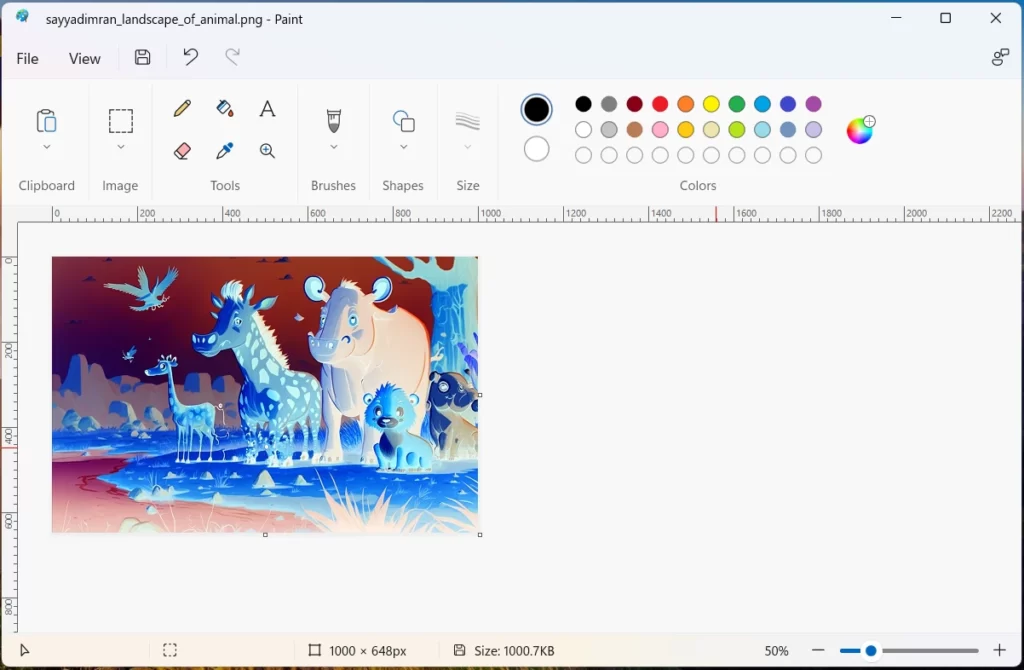 Paint 3D Can't Invert Colors, Here is How to Invert using MS Paint 2 result of invert color