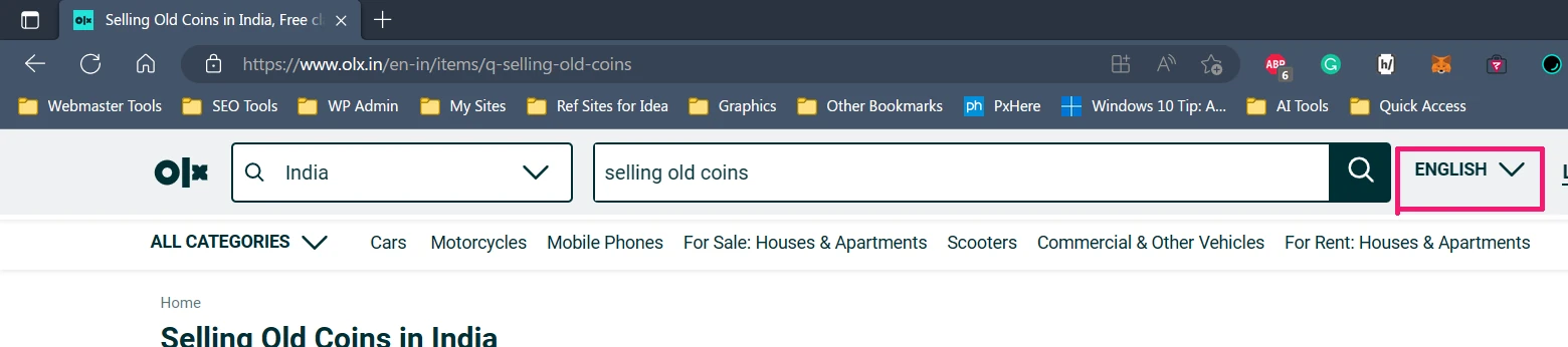 How to Change Language in Olx 5 change olx language