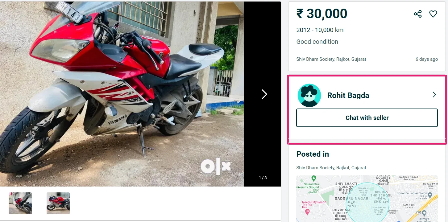 How to Get Seller Contact Number in Olx 4 chat with olx seller to get cotact