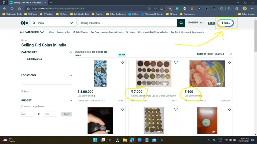 How to Sell Old Coins in OLX India 2 old coins for sale on olx