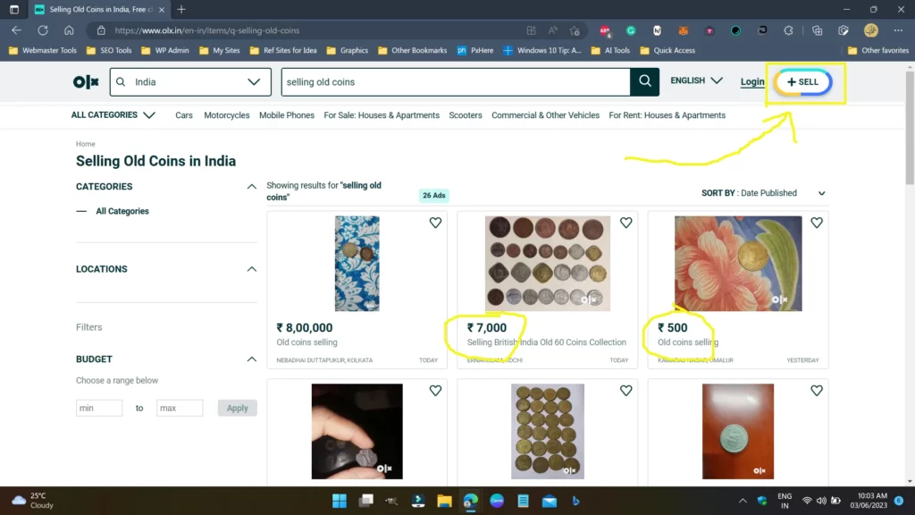old coins for sale on olx