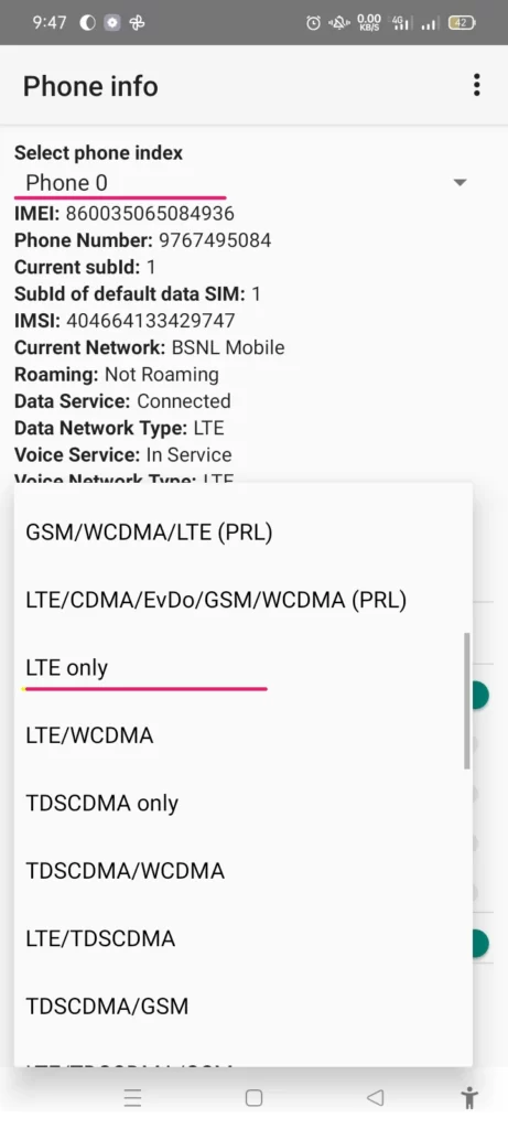 Reason You Only Getting 2G or 3G on Your 4G Phone 3 set 4g only
