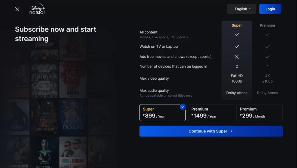How to Create an Account on Hotstar 2 hotstar laptop plans