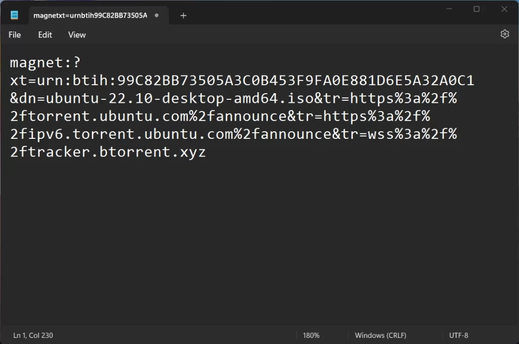 Key Difference Between Magnet and Torrent Files 2 magnet url