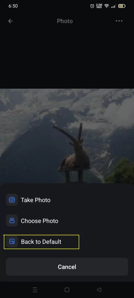 How to Remove BOTIM Profile Picture 4 BOTIM Profile Picture