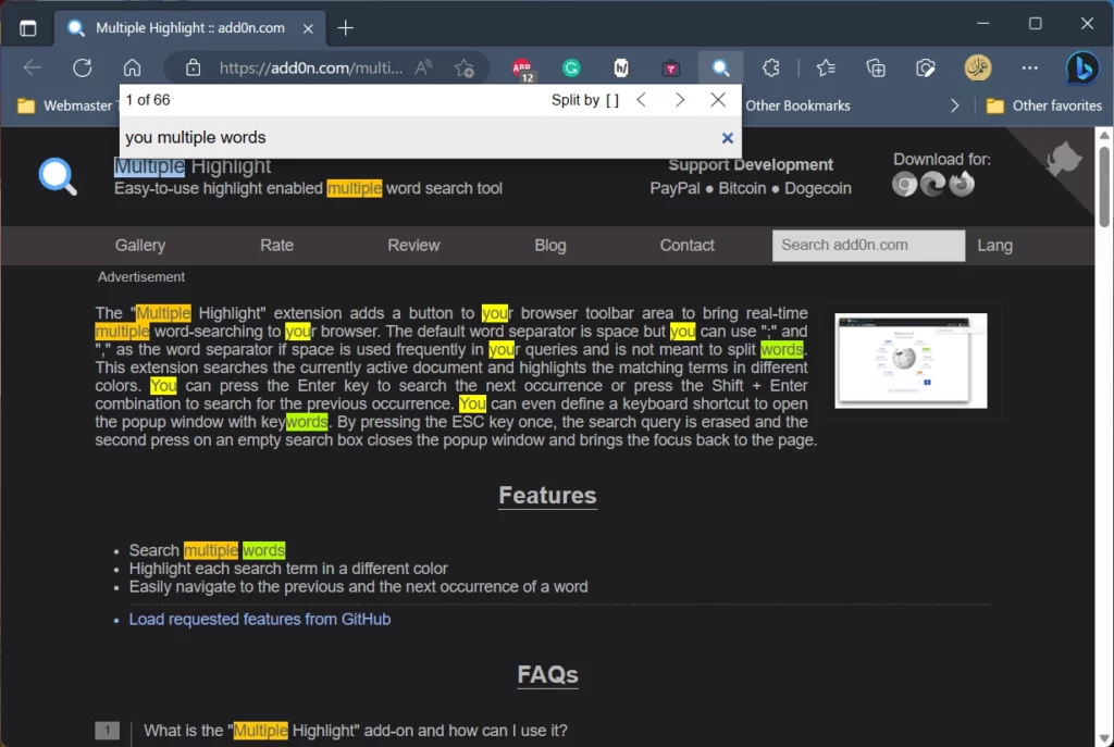 How to Search a Website for a Specific Word 3 search multiple words with extension
