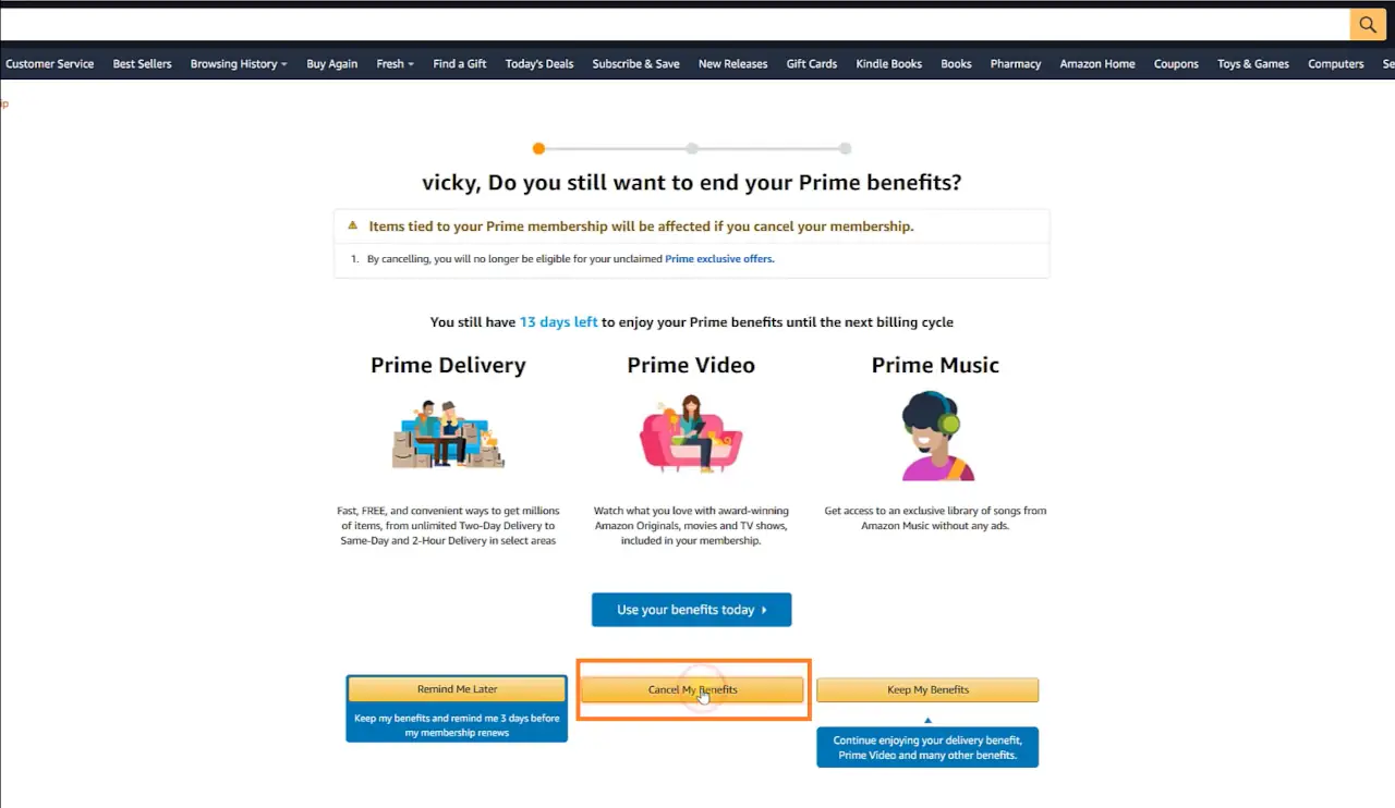 How to Cancel Amazon Prime Membership? 4 cancel amazon prime benifits