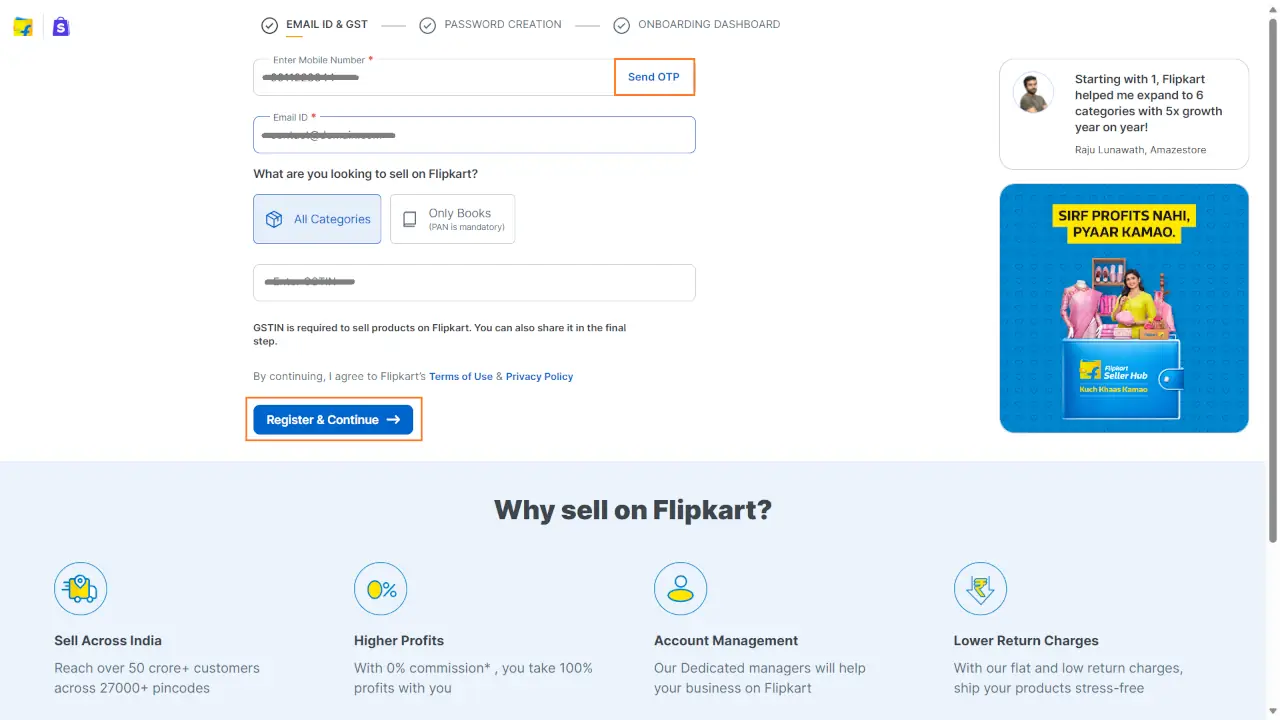 Creating a Seller Account on Flipkart: Step-by-Step Guide 3 create flipkart sellers account