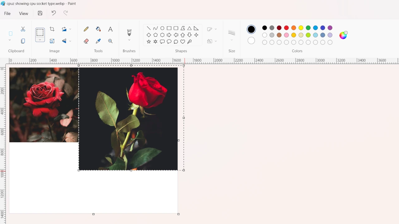 How to Make a Collage In MS Paint? 2 creating college in maspaint