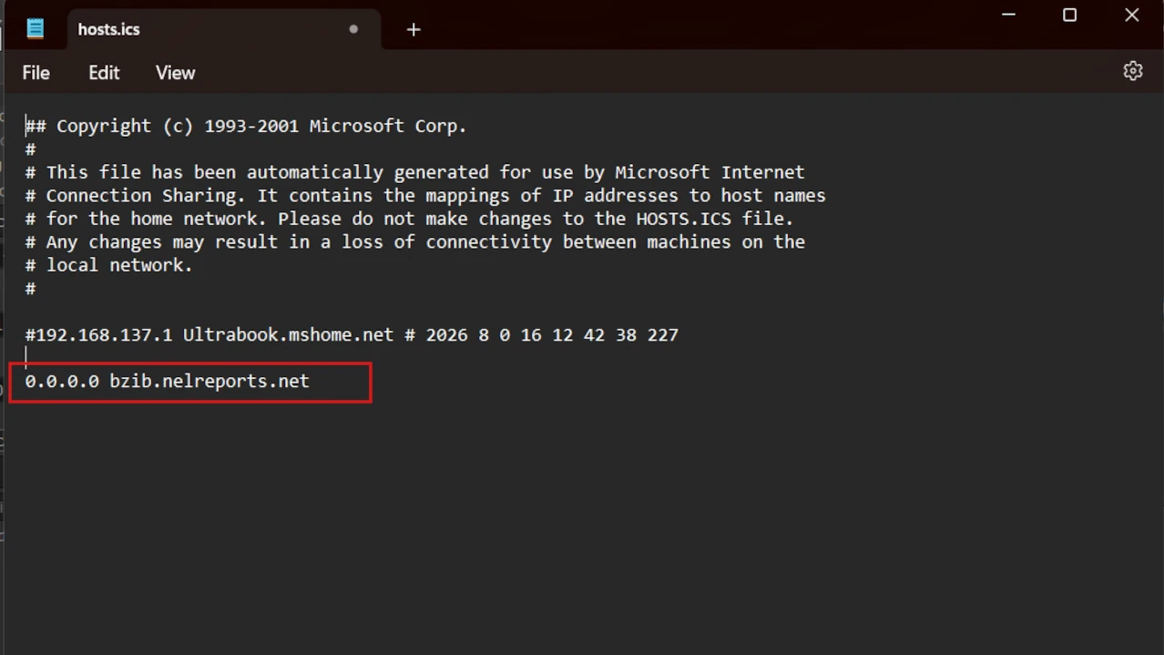 "msedge.exe Attempted to Establish a Connection" Warning in Bitdefender (Solved) 2 editing hosts file in notepad