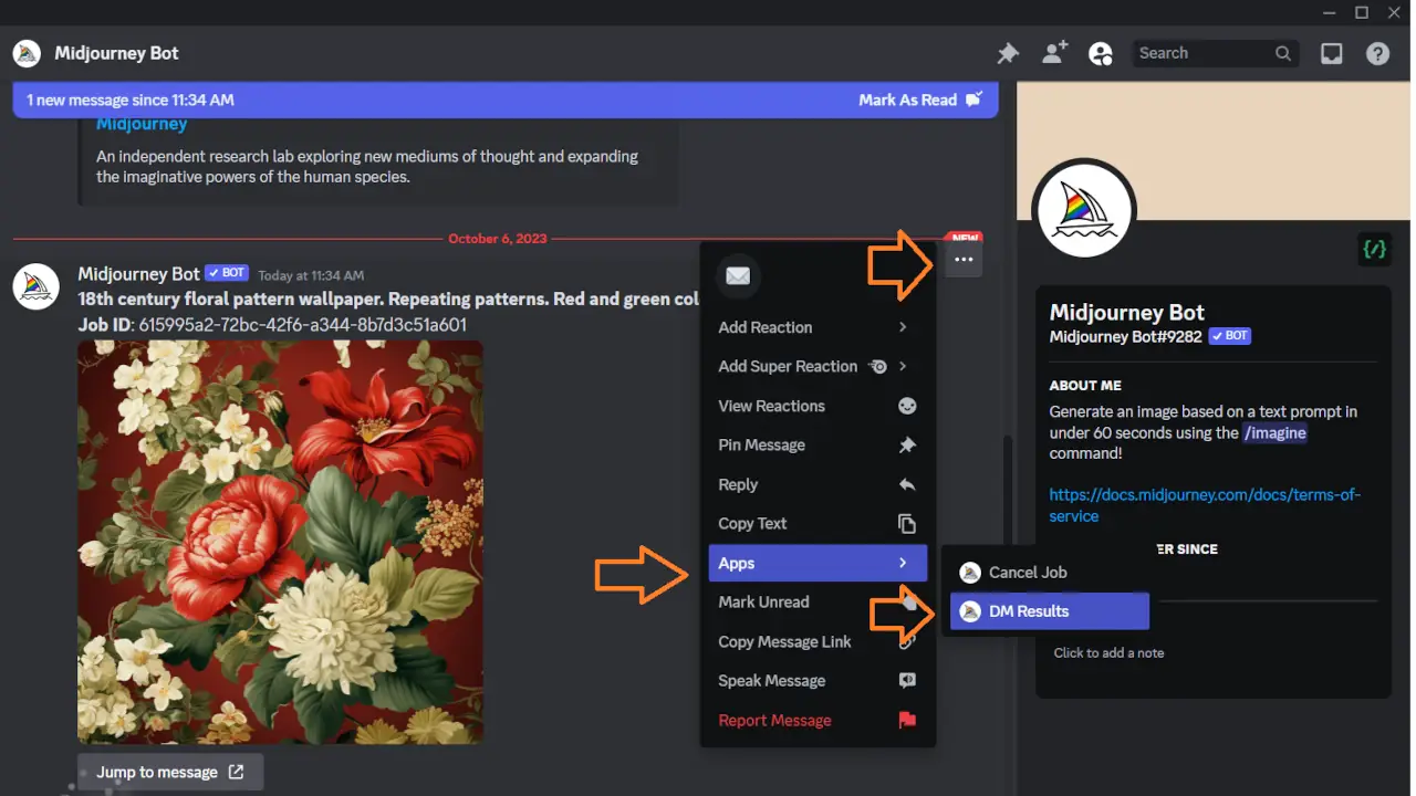 How to Use Seed in Midjourney to Avoid Random Results 2 find job id in midjourney