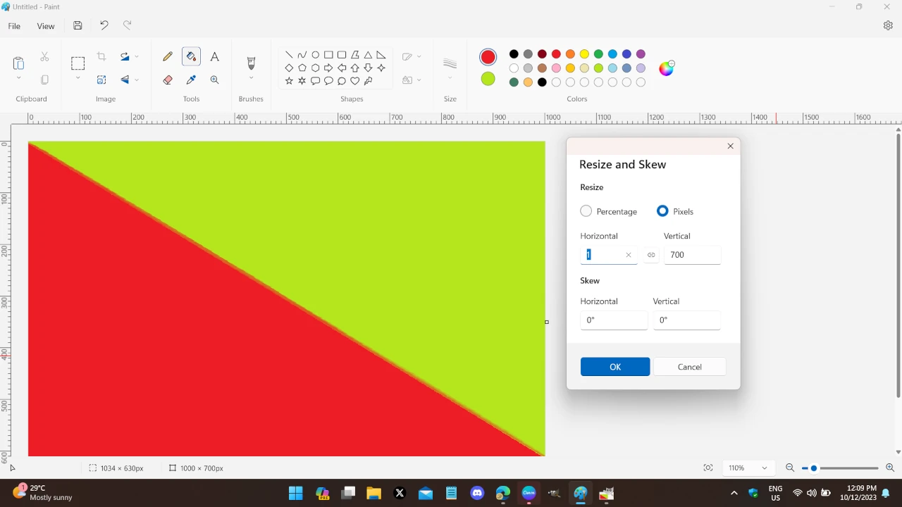 how To Mix Colors in MS Paint? 2 gradiant image creation in mspaint
