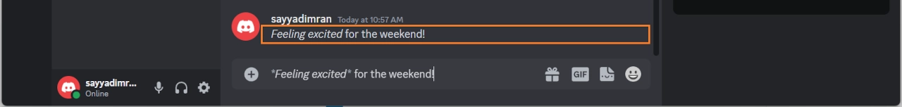 How to Bold, Italicize and Underline Text in Discord 4 make text italic in discord