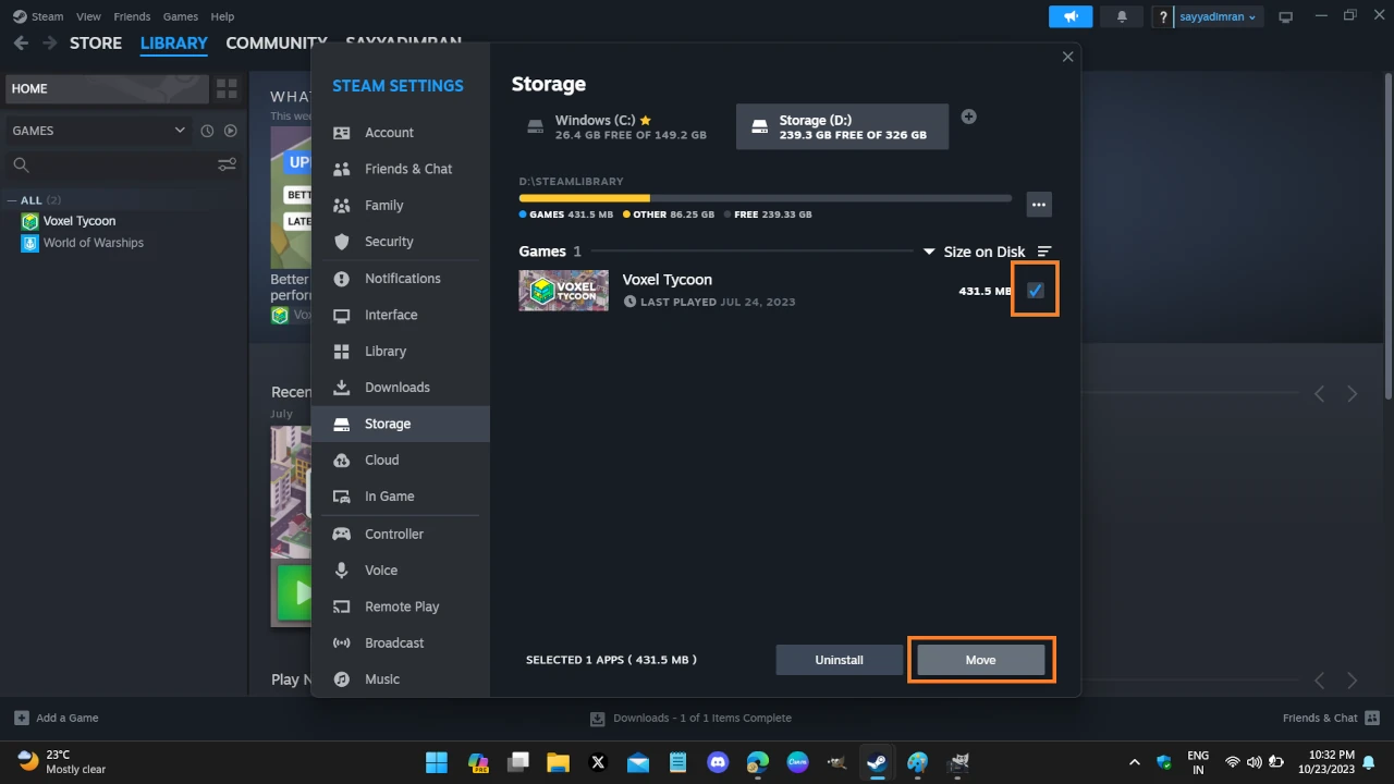 How To Move Steam Game To Another Library? 1 moving steam game library