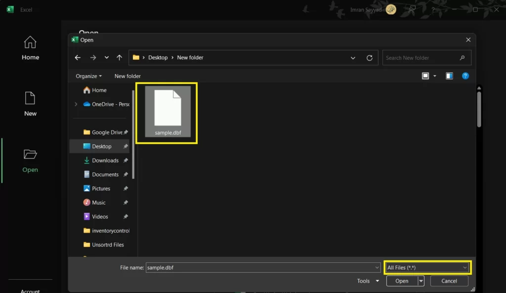 How to Open .DBF Files in Excel: Two Simple Methods 2 open dbf file in excel