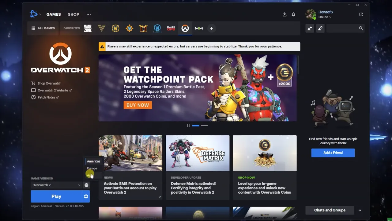 overwatch game launcher