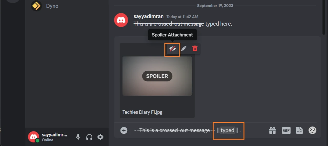 How to Hide Text in Discord Using Spoiler Marks 2 spoilers to hide message in discord