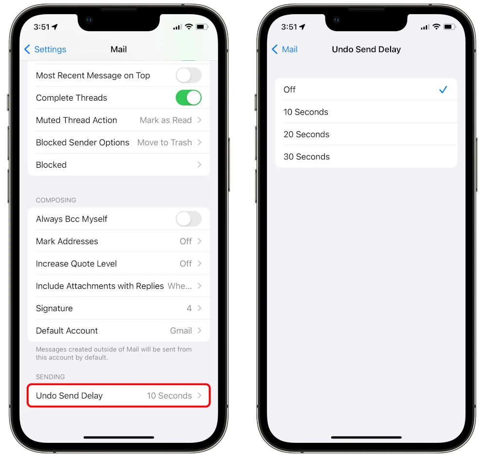 How to Unsend an Email on iPhone (Using send delay) 3 undo send in iphone