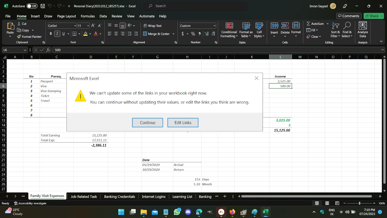 Excel Break Link Not Working? Try These Guaranteed Fixes 2 we cant update some of the links error message