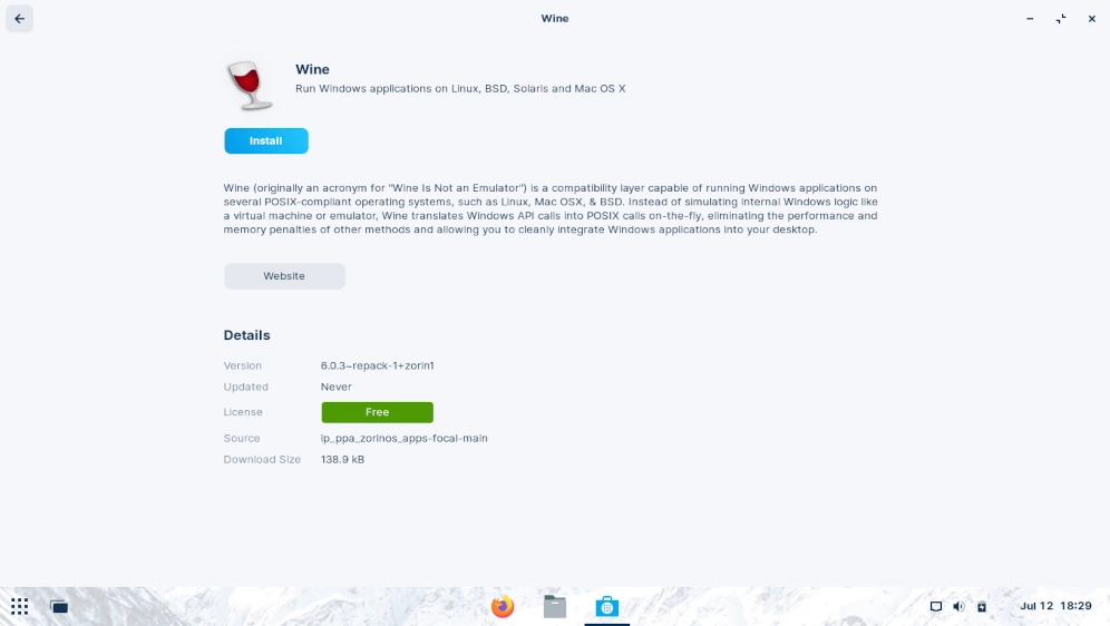 Can Zorin OS Run Windows Programs? A Beginner's Guide 3 wine in zorian app store